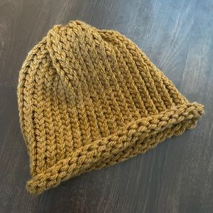 Caramel Knit Beanie Hat